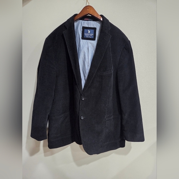 Polo Ralph Lauren Other - U.S.Polo ASSN Men's Black Corduroy Blazer Sz.XXL